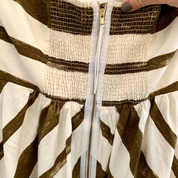 Beautiful ANTHROPOLGIE Paint Stripe Dress - Picture 5 of 8